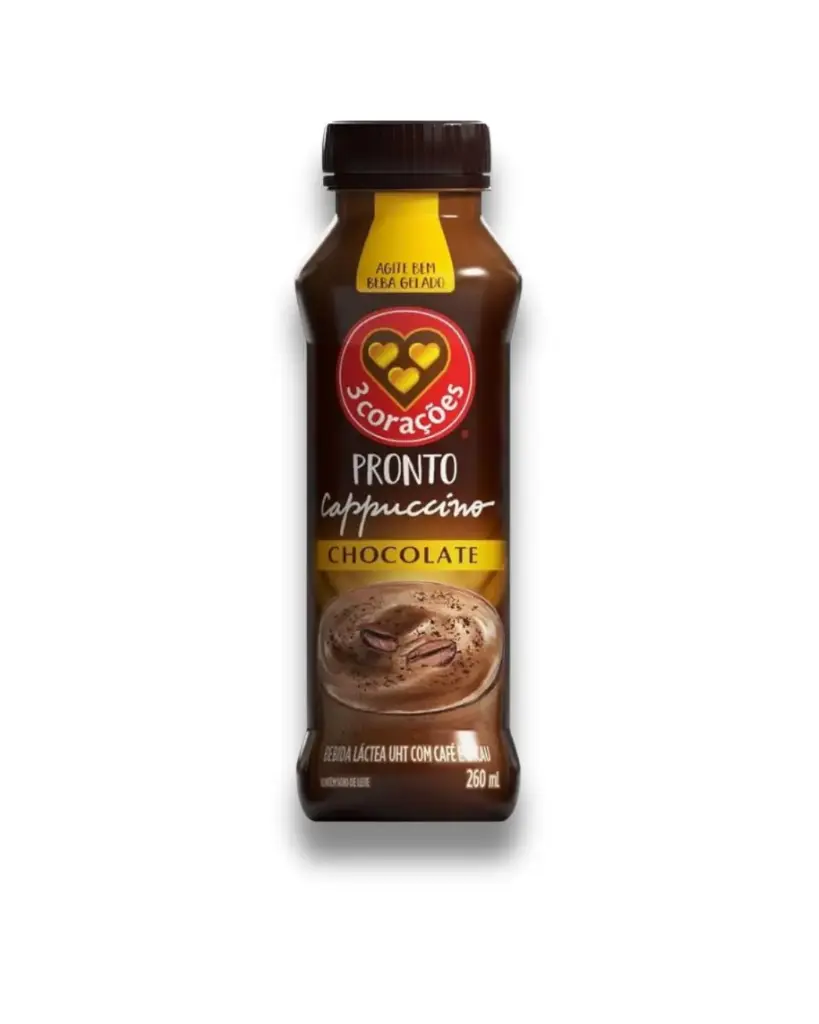 Capuccino Chocolate Bebida Garrafa 260ml