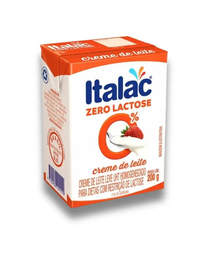 Crema de Leche Italac Zero Lactose 200ml