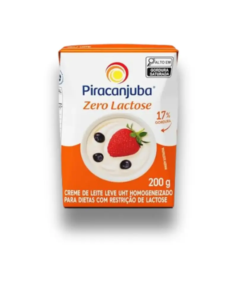 Crema de Leche Piracanjuba Zero Lactose 200ml