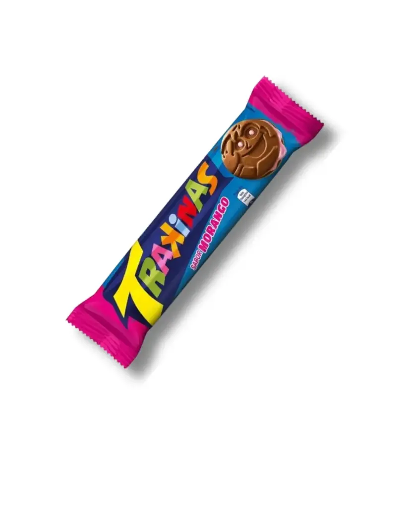 Galletita Trakinas Recheada Frutilla 126g