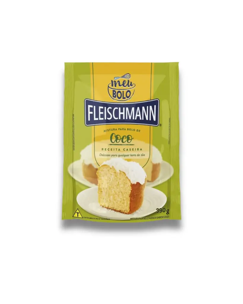 Mistura para Bolo Fleischmann Coco 390g
