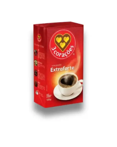 [MB-0033] Café 3 corações Extra Forte Bolsa 500g