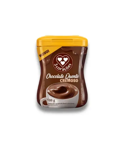 [MB-0061] Capuccino 3 Corações Chocolate Quente Cremoso 180g