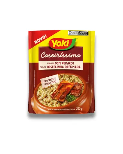 [MB-0127] Farofa Yoki com Pedacos Costelinha Defumada 200g