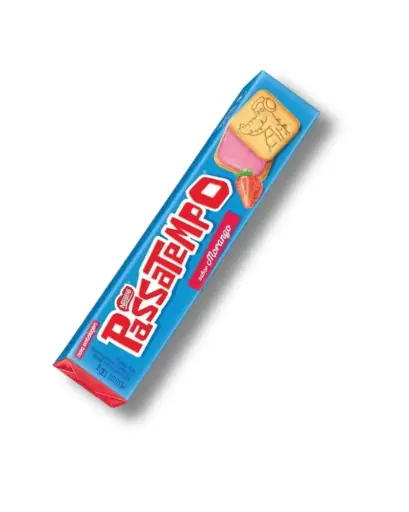 [MB-0162] Galletita Passatempo Recheada Frutilla 130g