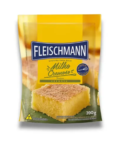 [MB-0215] Mistura para Bolo Fleischmann Milho Cremoso 390g